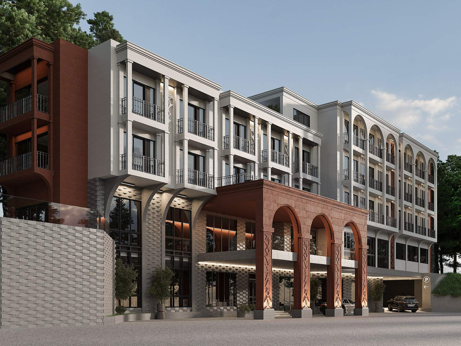 Project in Dilijan with National Ornaments