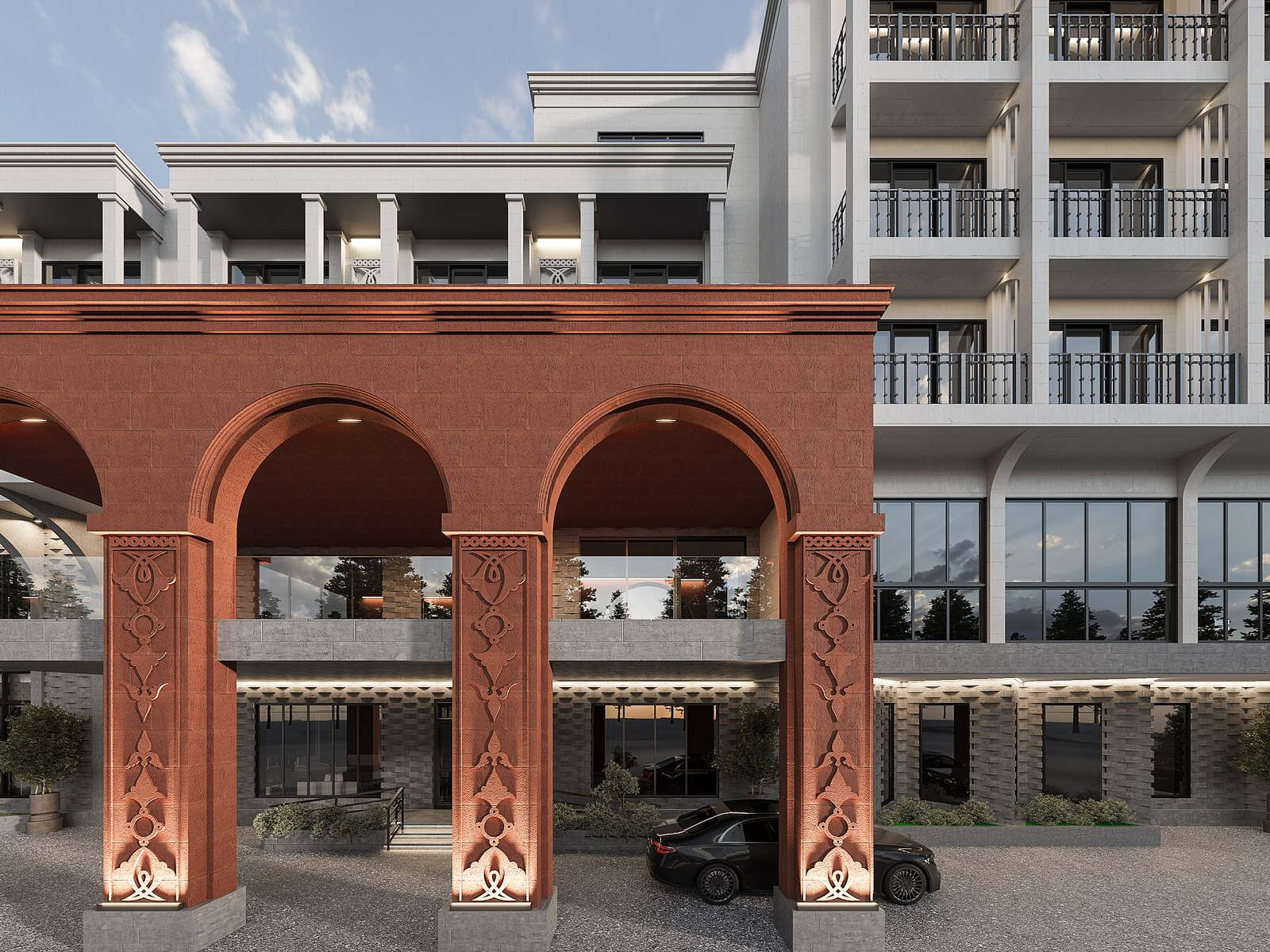 Project in Dilijan with National Ornaments