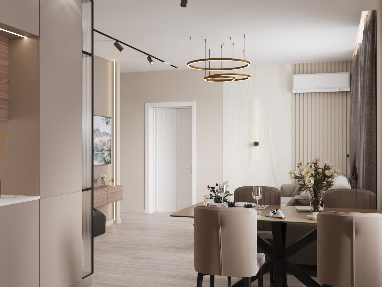 Interior Design & Rendering & Virtual Tour- Apartaments