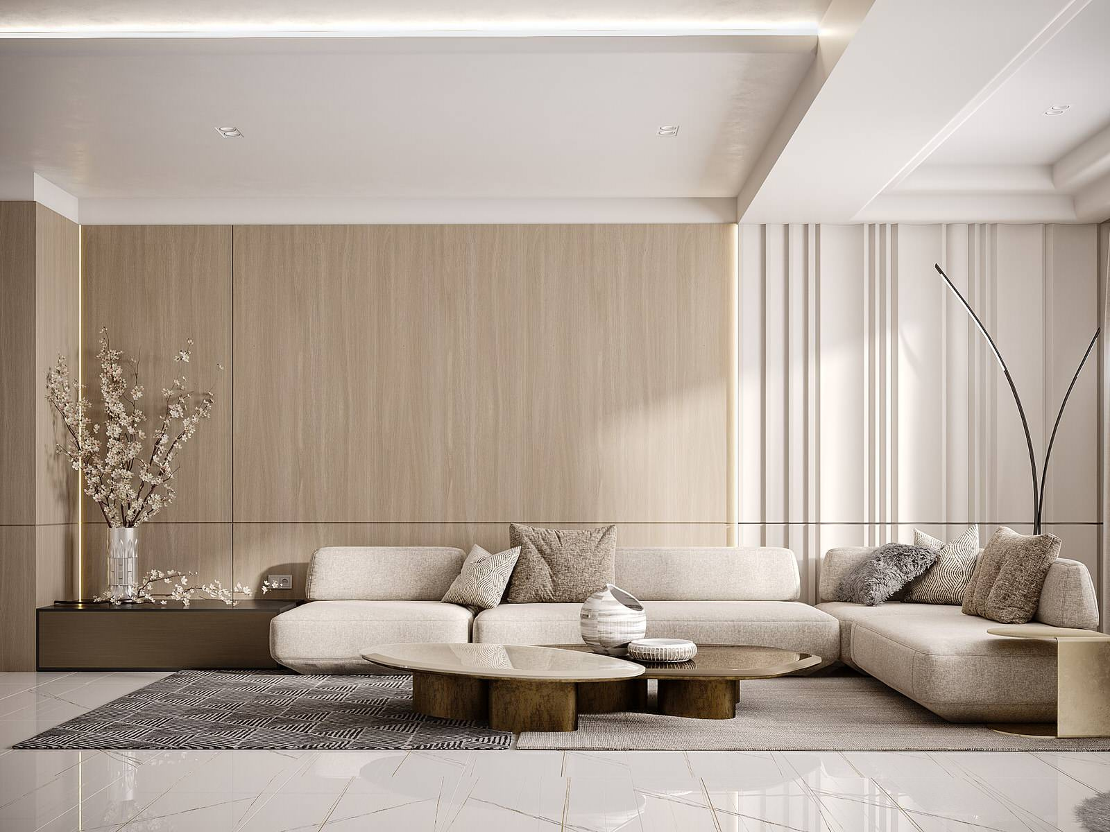 Interior with Warm Colors