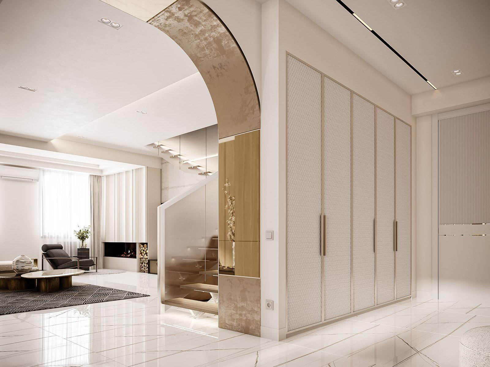 Interior with Warm Colors
