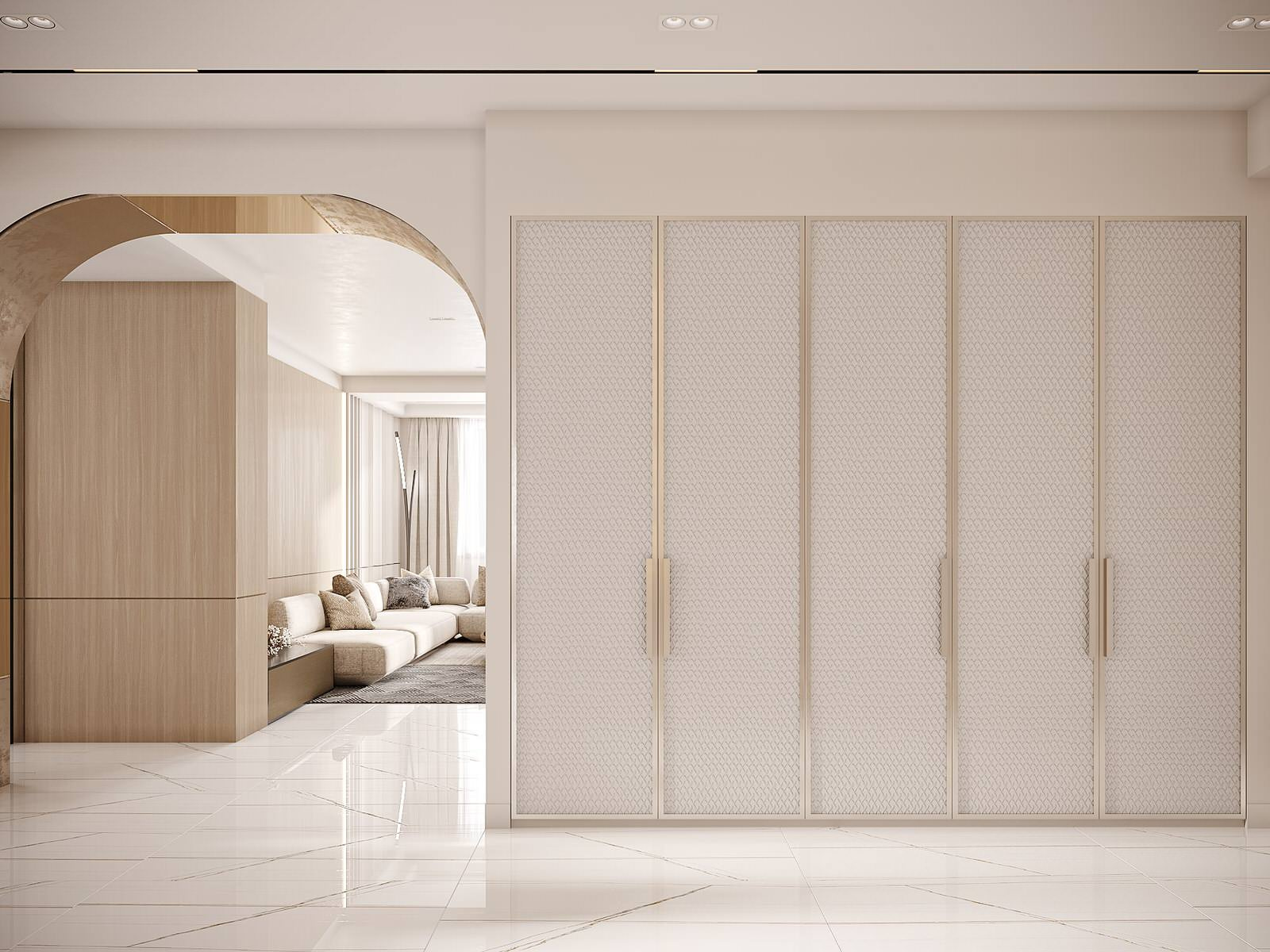 Interior with Warm Colors