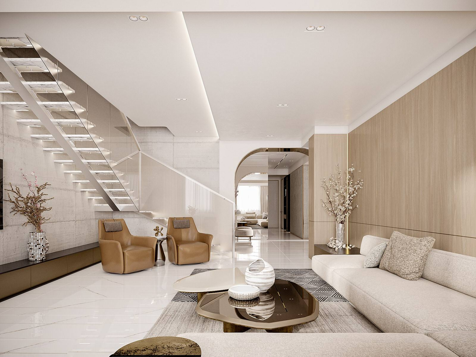 Interior with Warm Colors