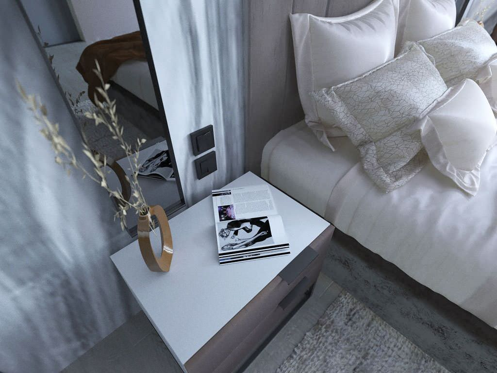 Hotellihuonen 3D-visualisointi