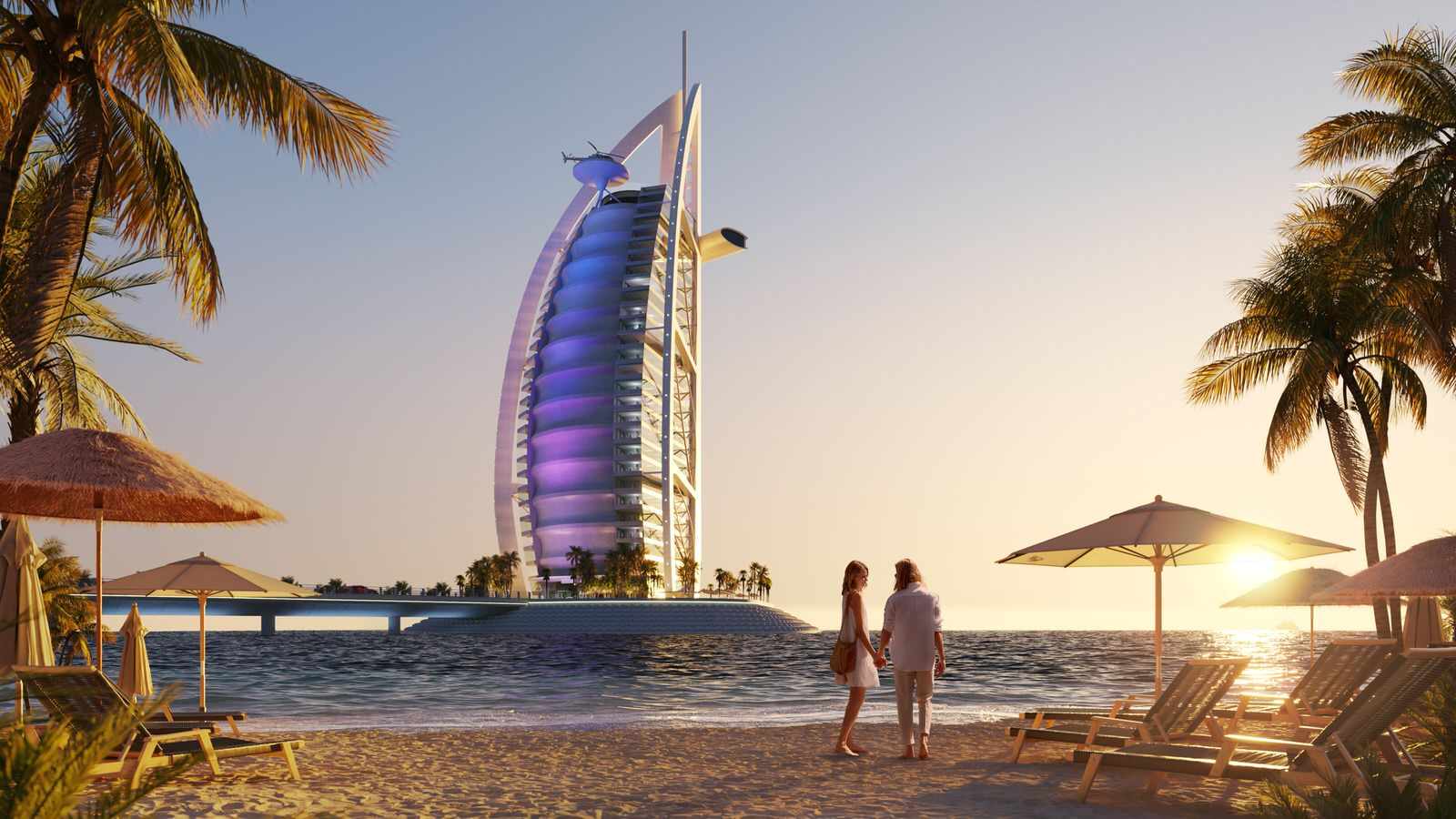 Обложка проекта: VISUALIZATION "BURJ AL ARAB"