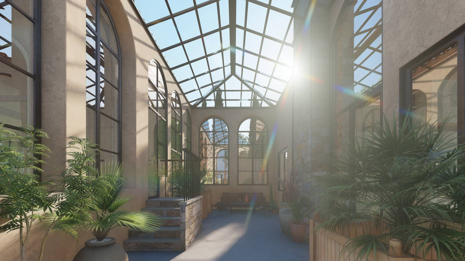 Villa Jardin. Проект дома в средиземноморском стиле в Симферополе