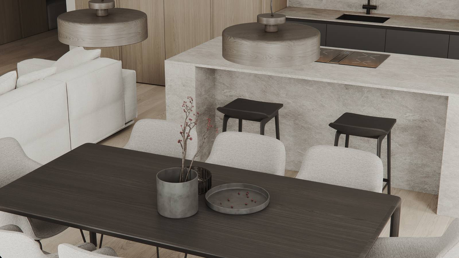 Apartamente de Vaugirard kitchen