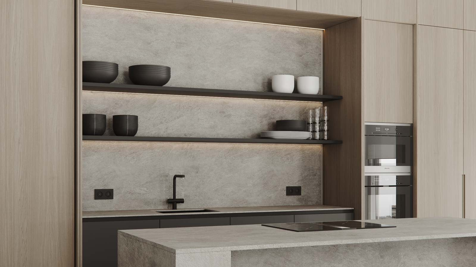 Apartamente de Vaugirard kitchen