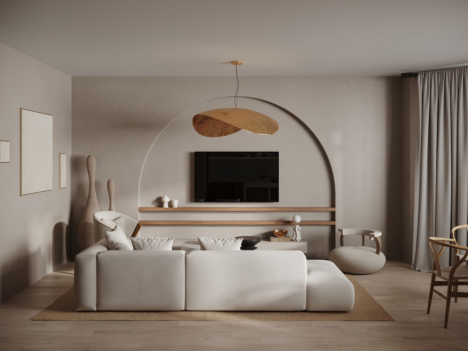 ЖК Пятницкое Beige apartment
