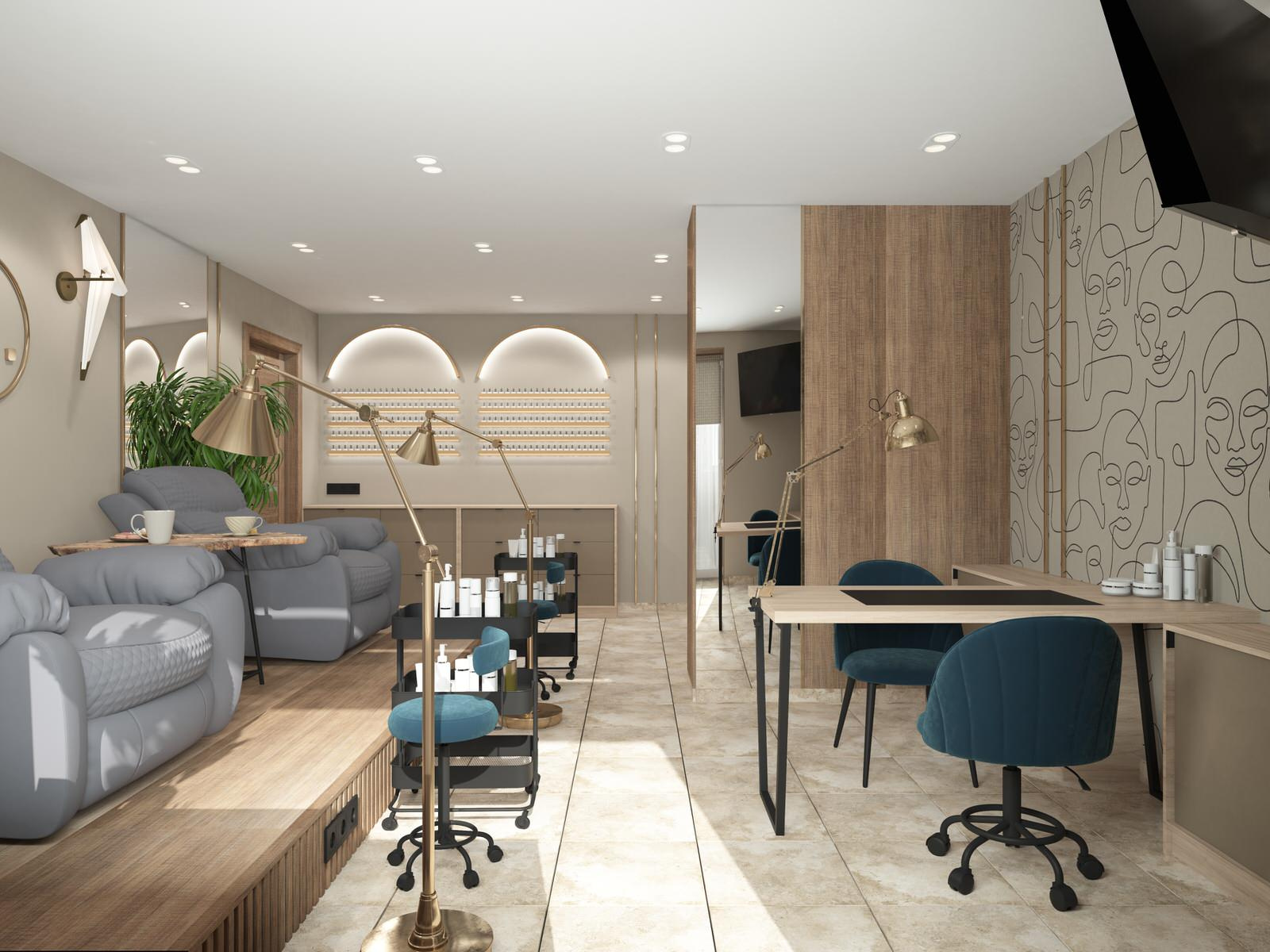 Дизайн - проект Beauty studio в г.Челябинск✨
