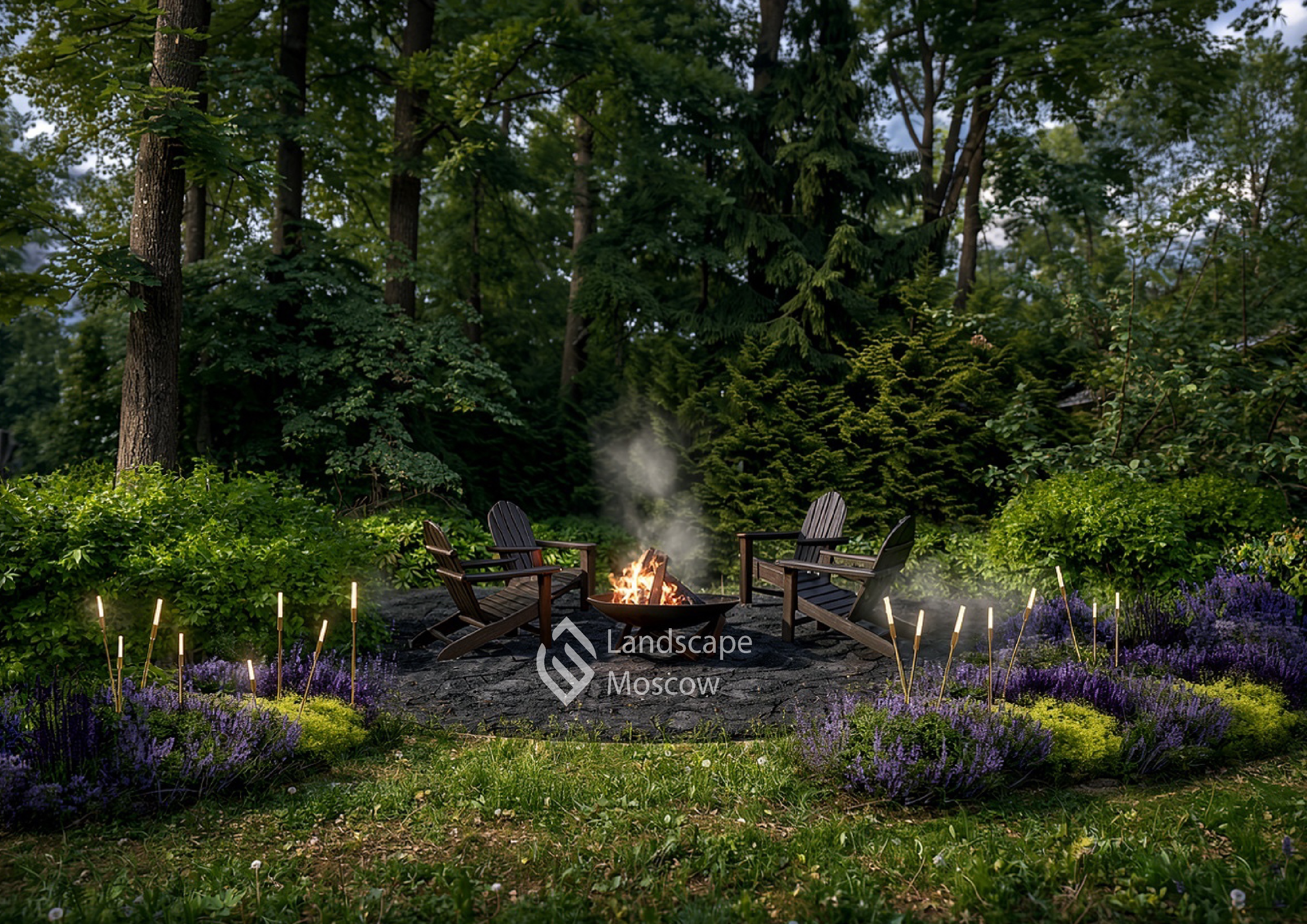 Проект частного сада