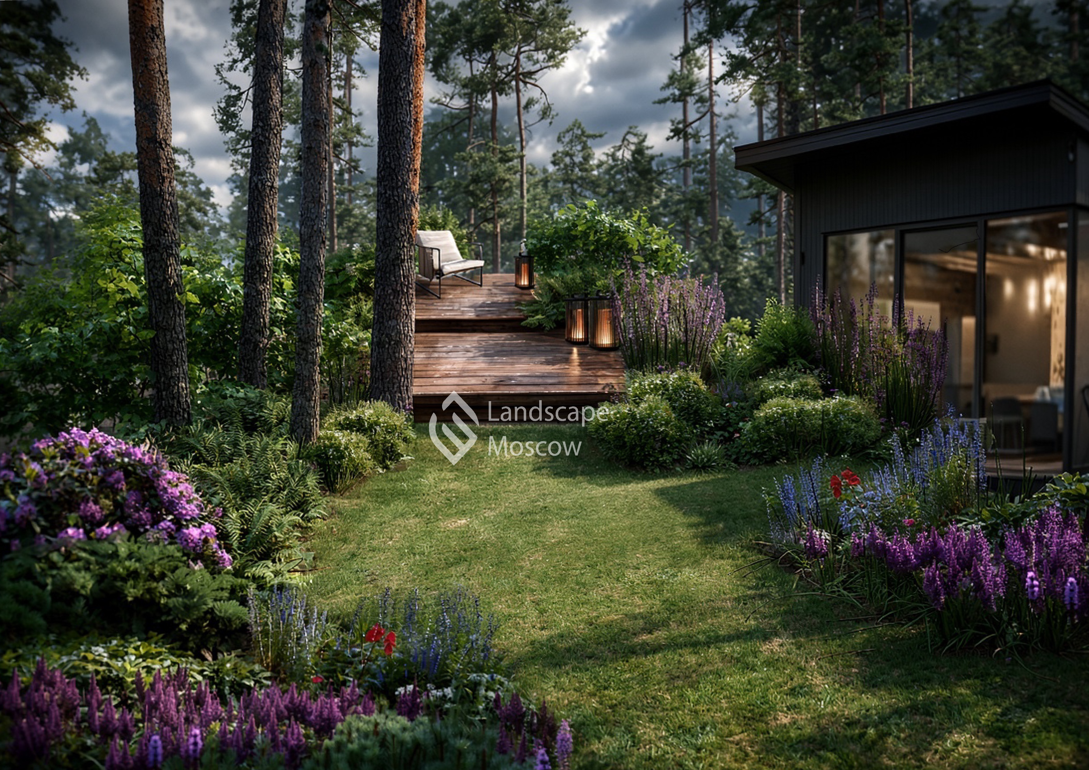 Проект частного сада