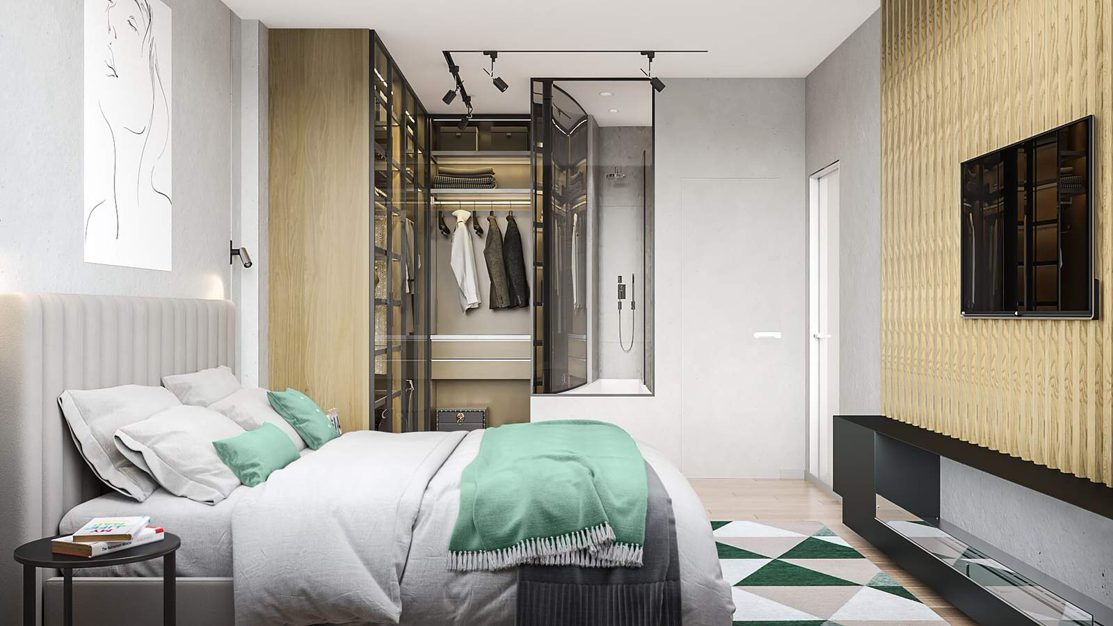 two-painting apartment