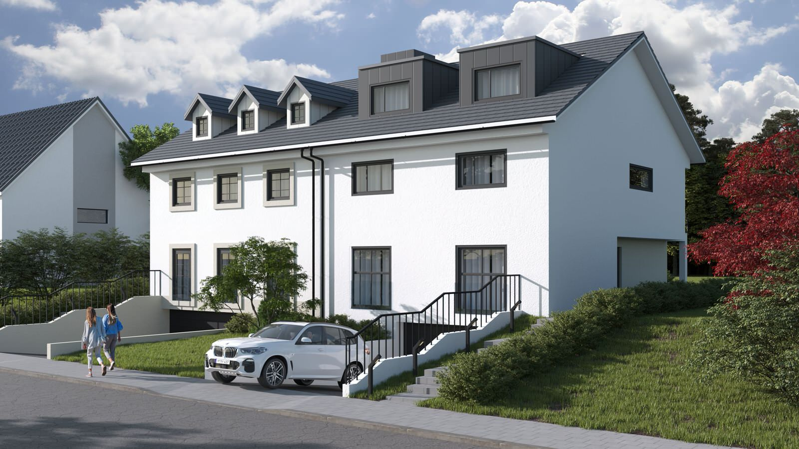 Wohnhaus für mehrere Familien mit Tiefgarage