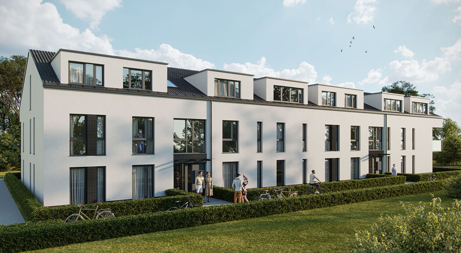 Modernes Reihenhaus