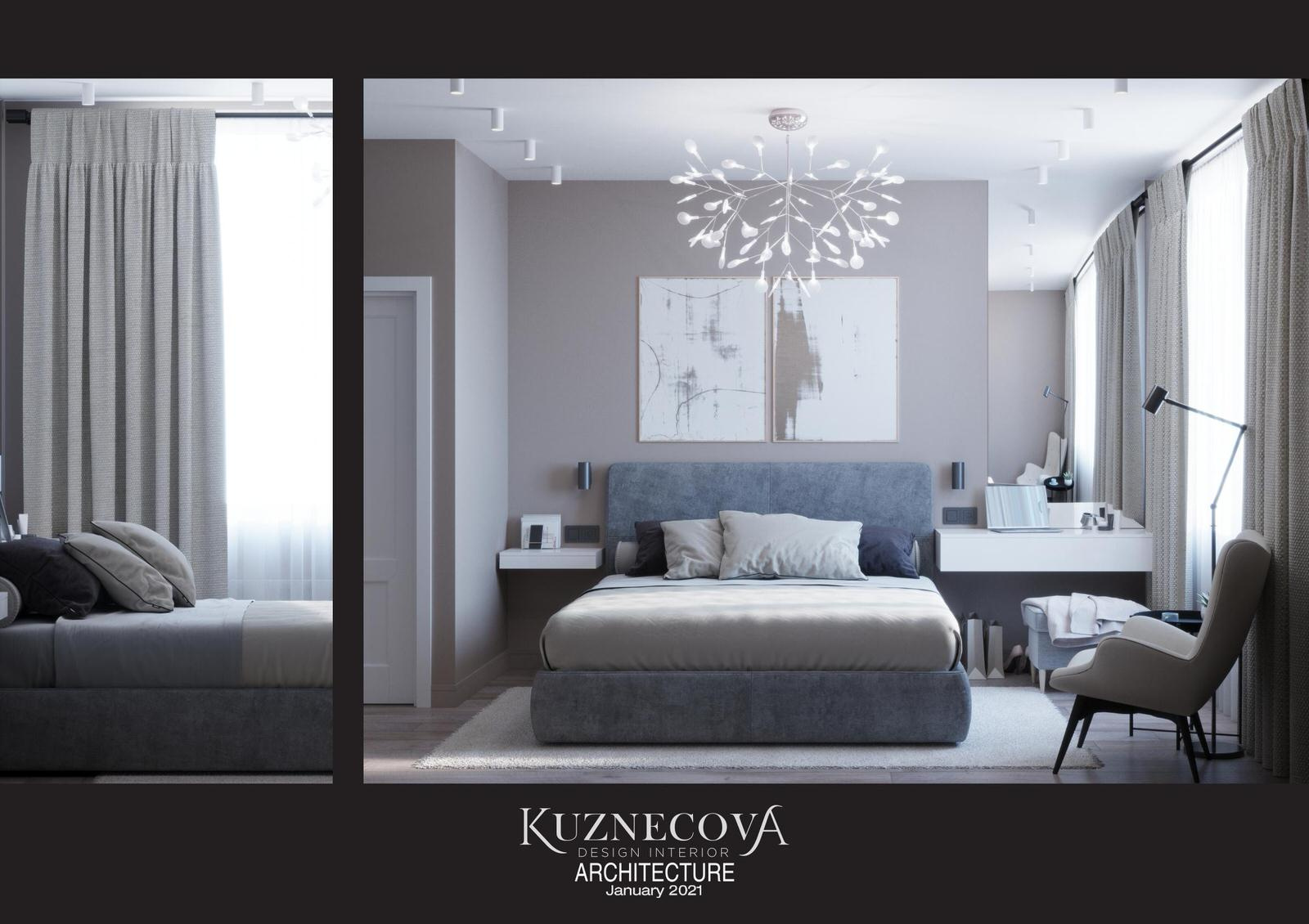 Хозяйская спальня 13.51м²