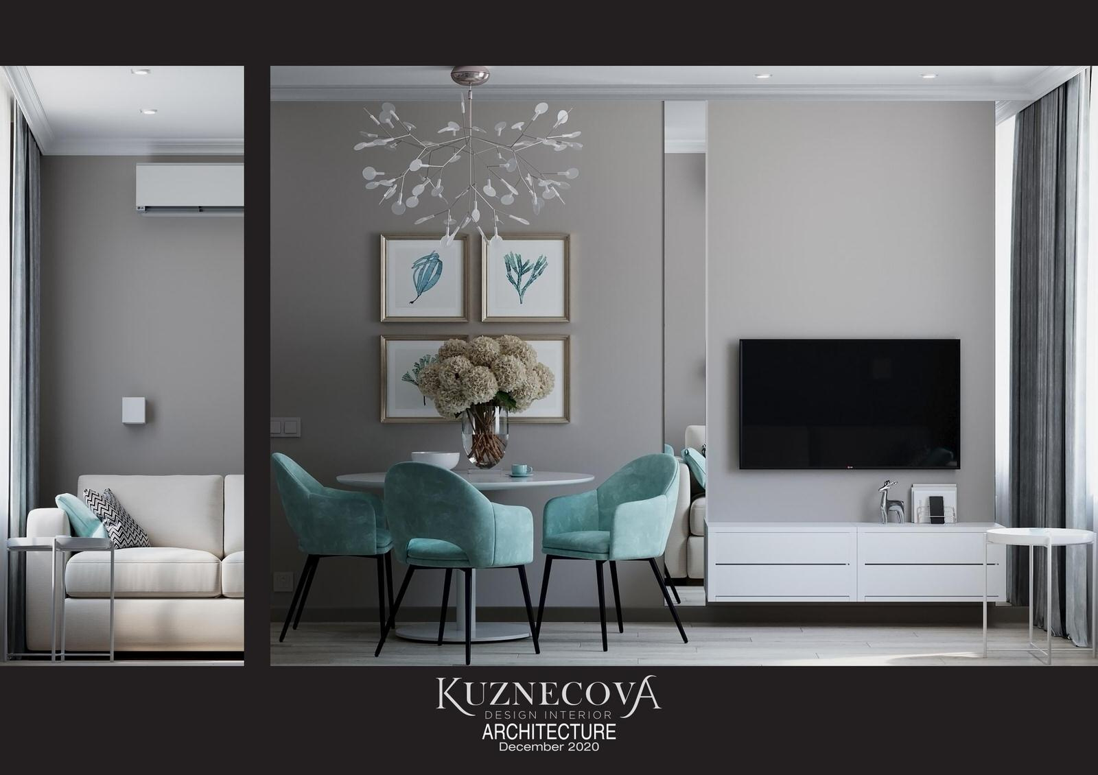 Кухня-гостиная 14.10 м²