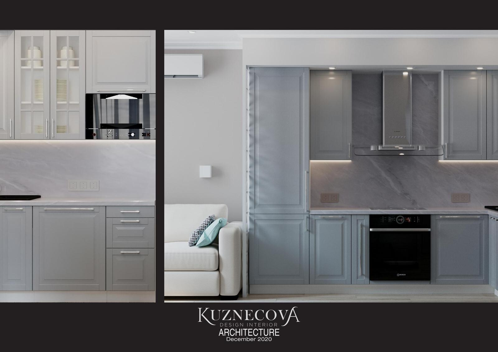 Кухня-гостиная 14.10 м²