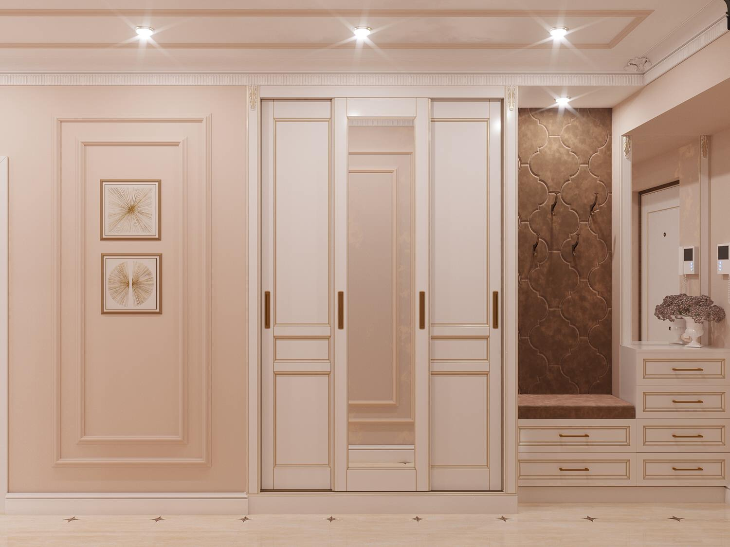 Классический интерьер 90 м2