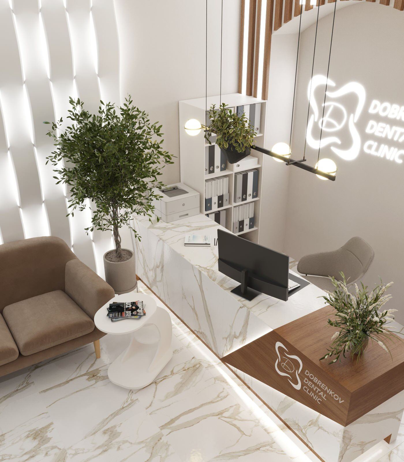 Дизайн стоматологической клиники DOBRENKOV DENTAL CLINIC