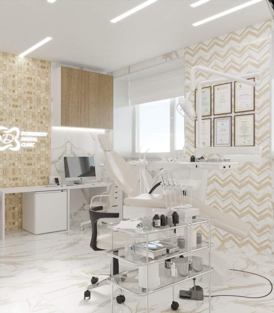 Дизайн стоматологической клиники DOBRENKOV DENTAL CLINIC