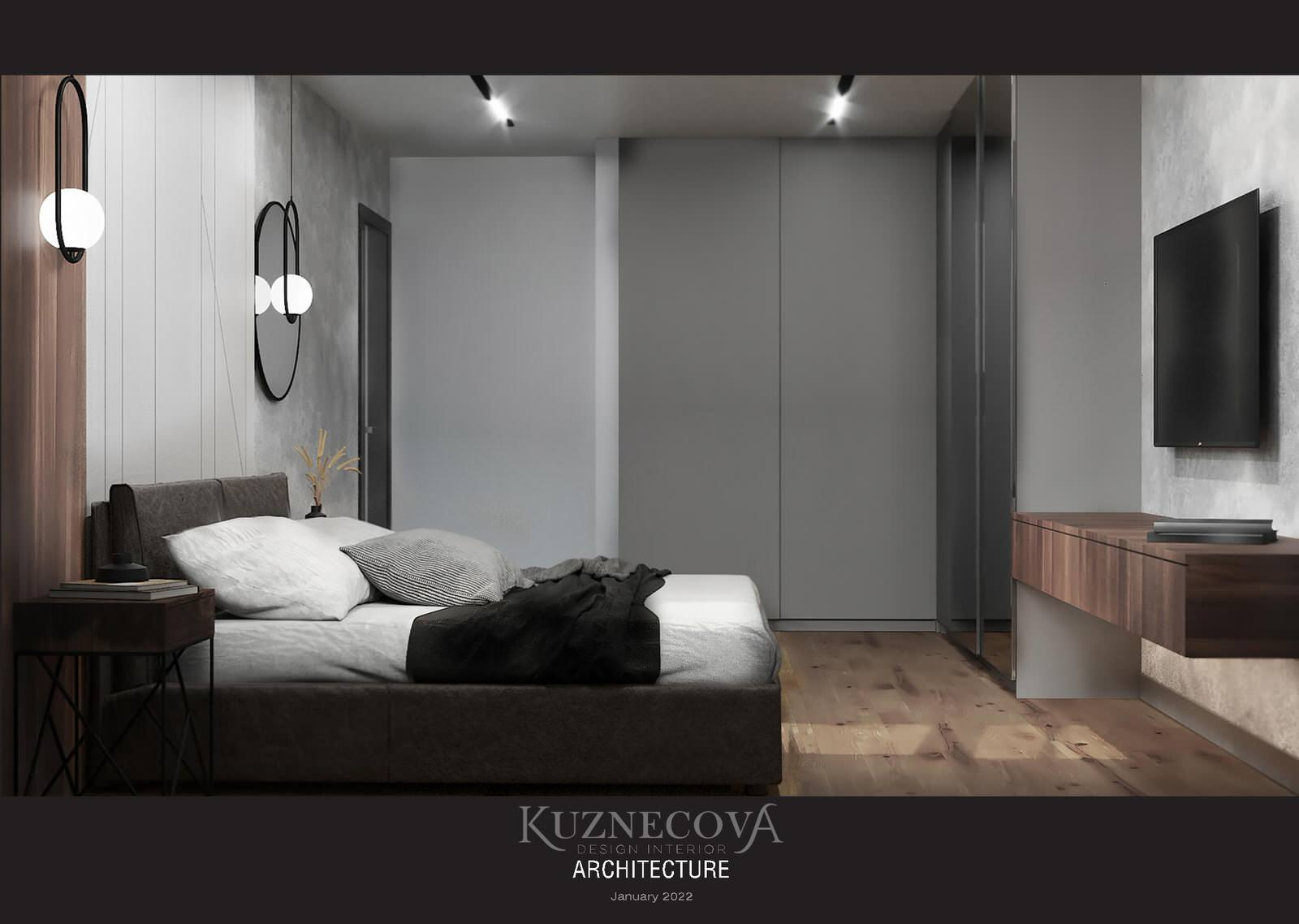 Хозяйская спальня 19.58 м²