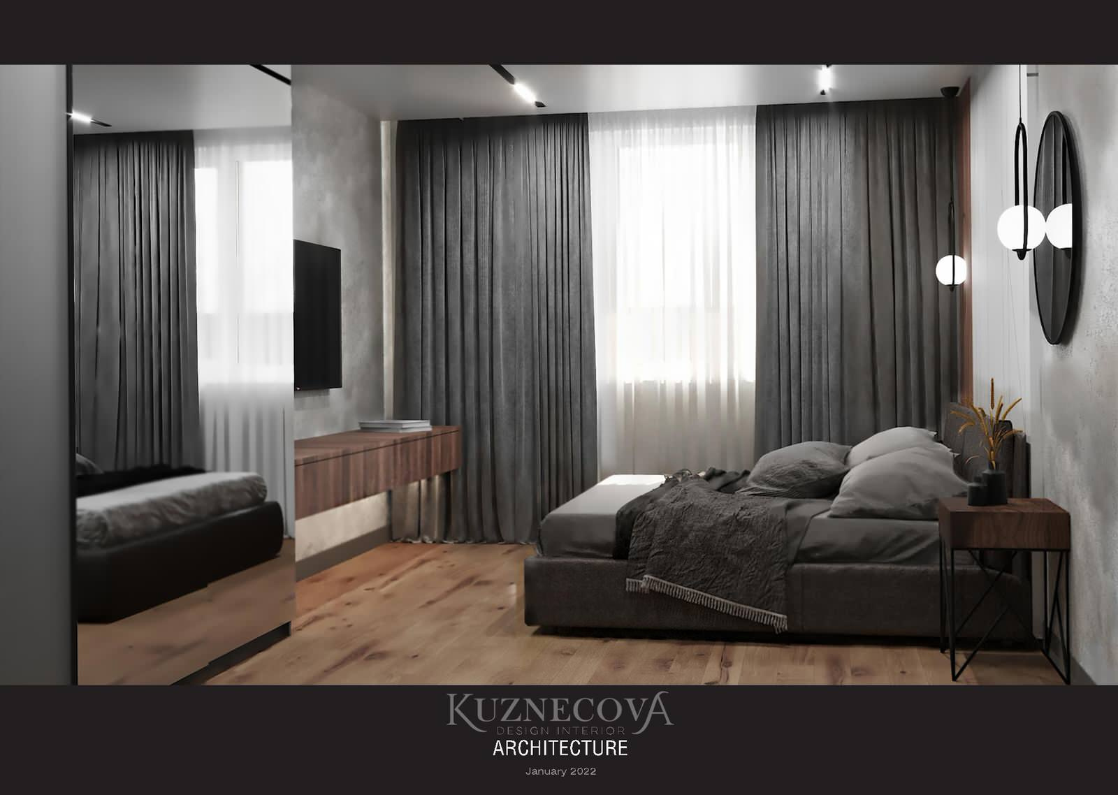 Хозяйская спальня 19.58 м²