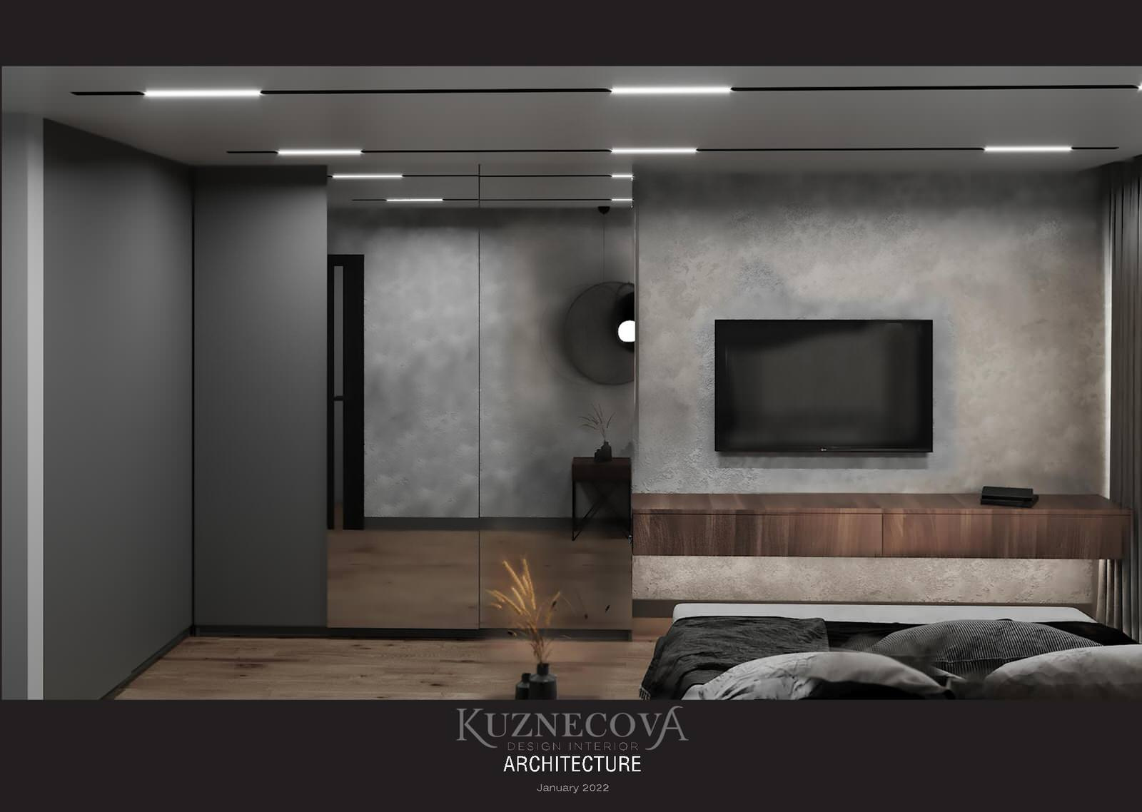 Хозяйская спальня 19.58 м²