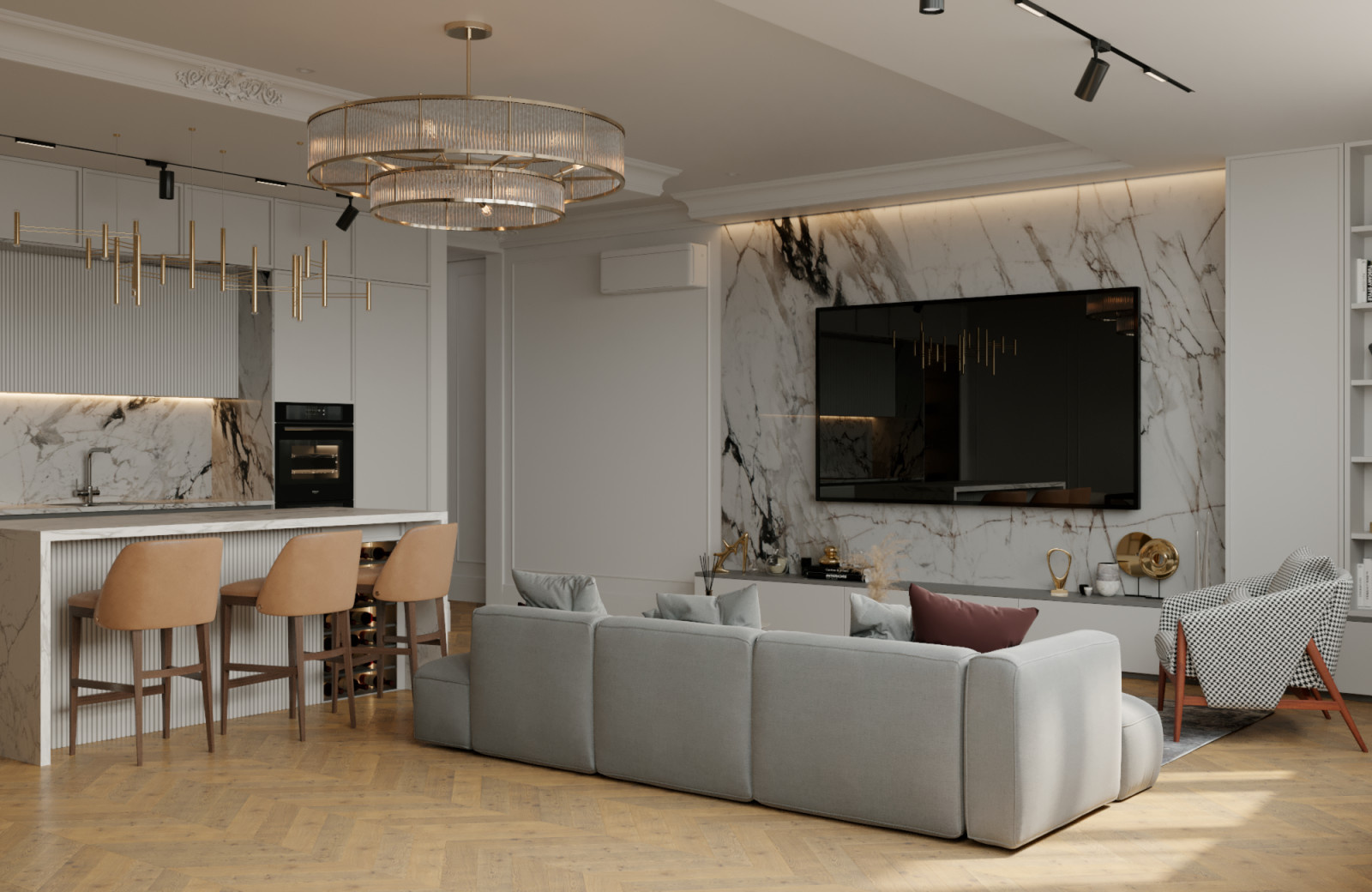 Кухня-Гостиная 53 м², Ростов-на-Дону