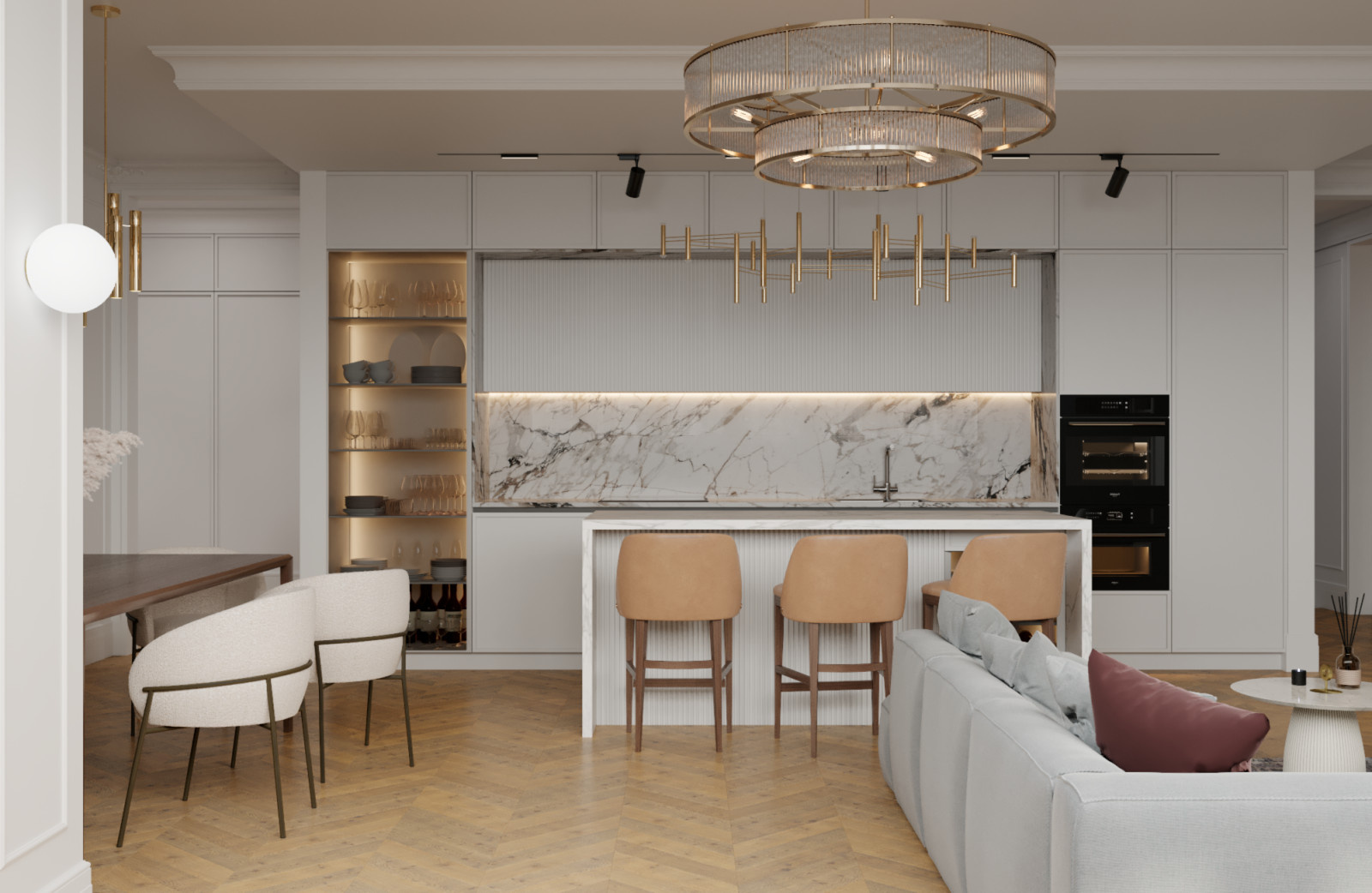 Кухня-Гостиная 53 м², Ростов-на-Дону