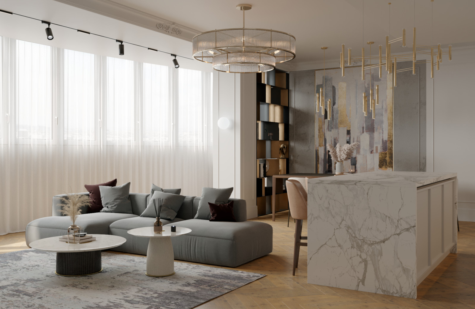 Кухня-Гостиная 53 м², Ростов-на-Дону