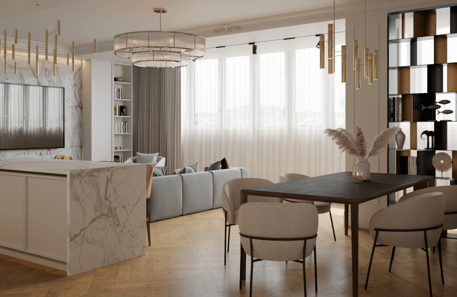 Кухня-Гостиная 53 м², Ростов-на-Дону