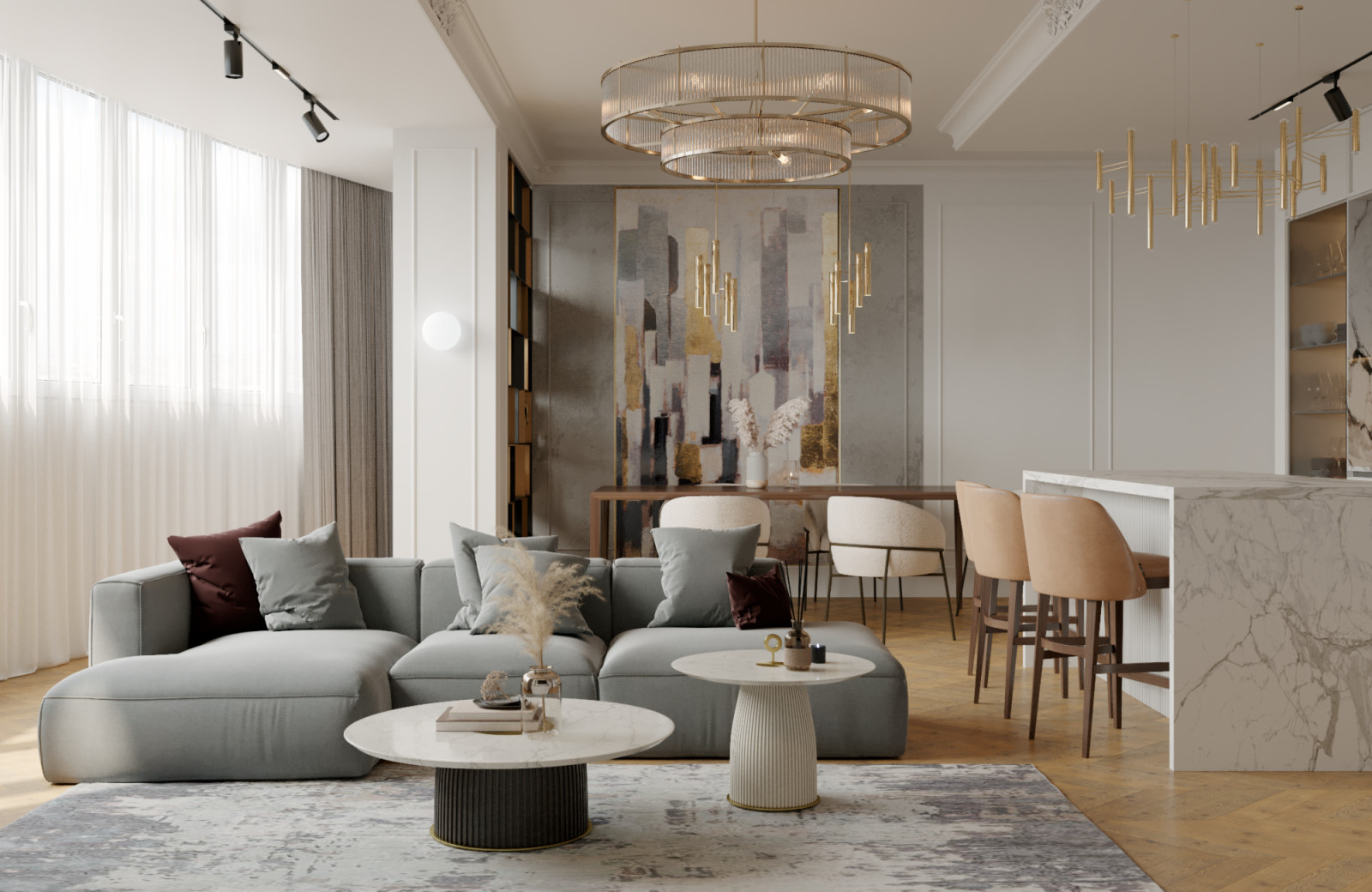 Кухня-Гостиная 53 м², Ростов-на-Дону