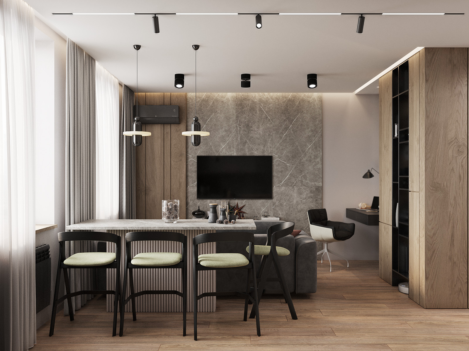 Кухня-Гостиная 20 м², Ростов-на-Дону