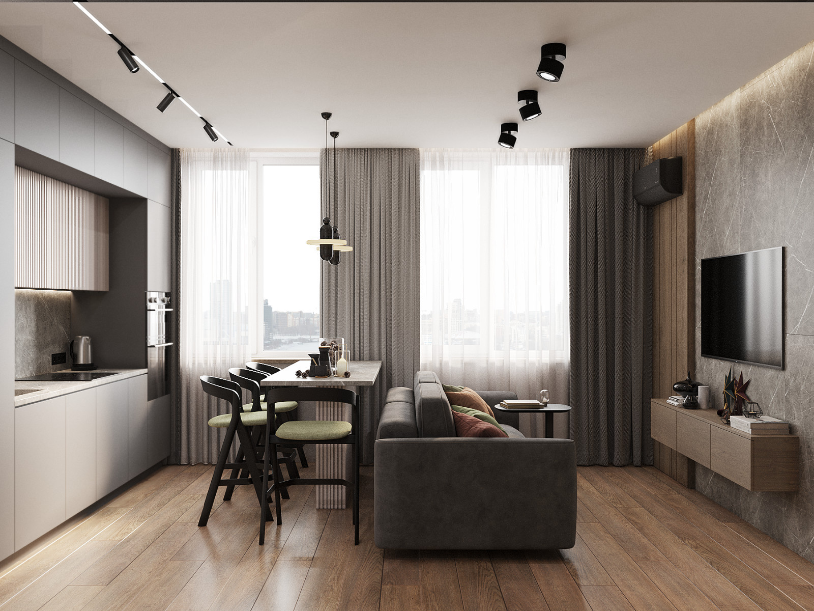Кухня-Гостиная 20 м², Ростов-на-Дону