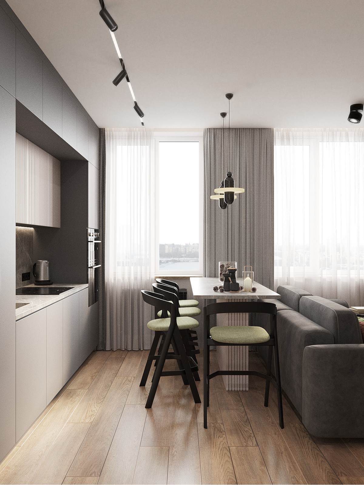 Кухня-Гостиная 20 м², Ростов-на-Дону
