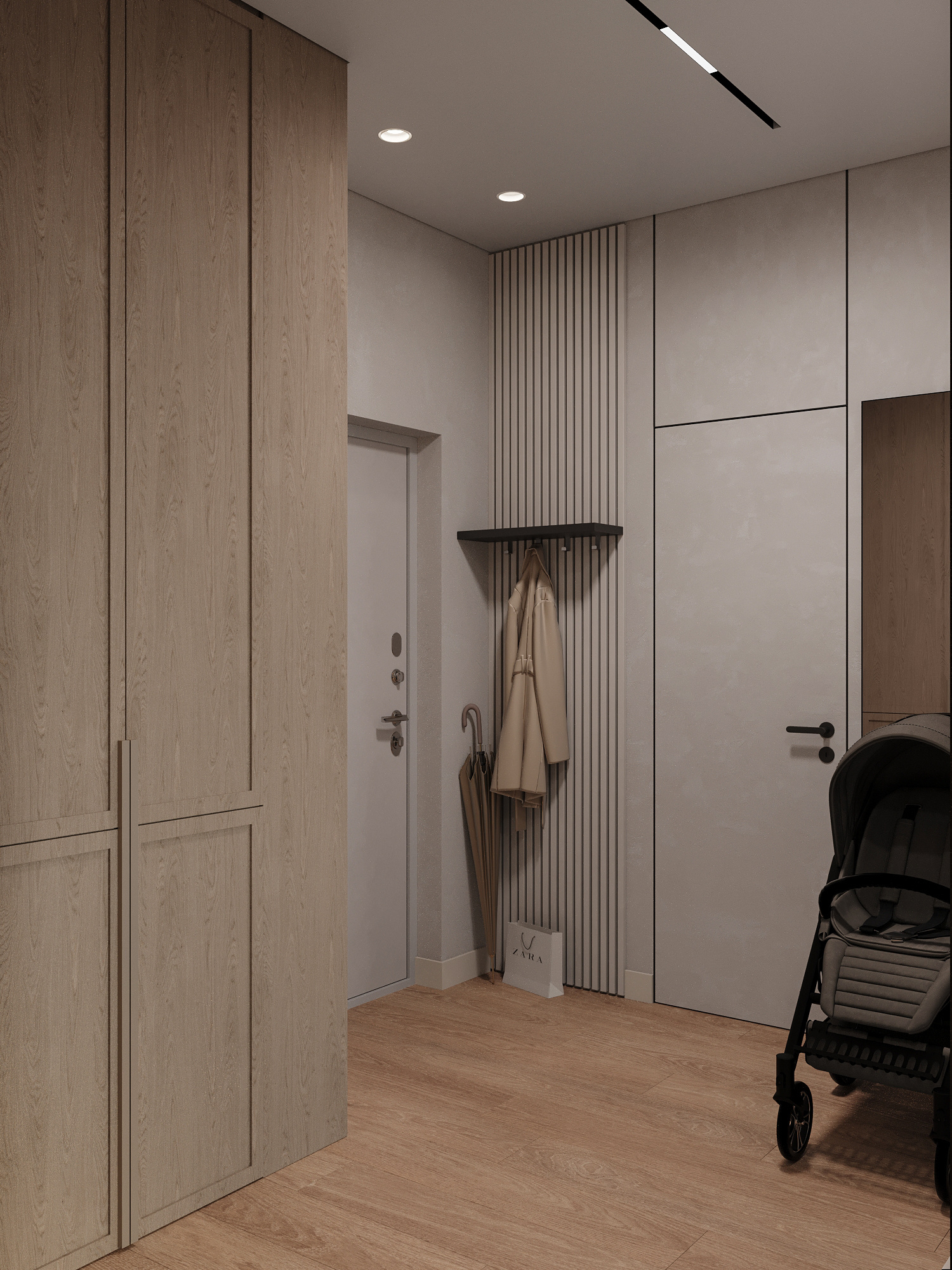 Лаконичный интерьер квартиры 84 м² для двоих в Москве