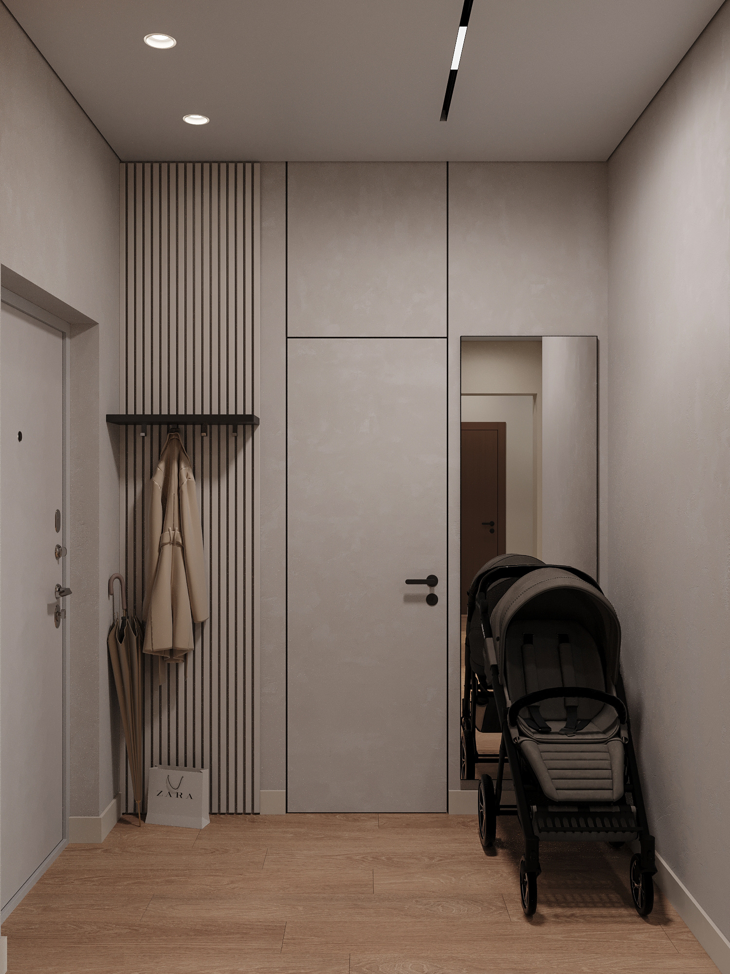 Лаконичный интерьер квартиры 84 м² для двоих в Москве
