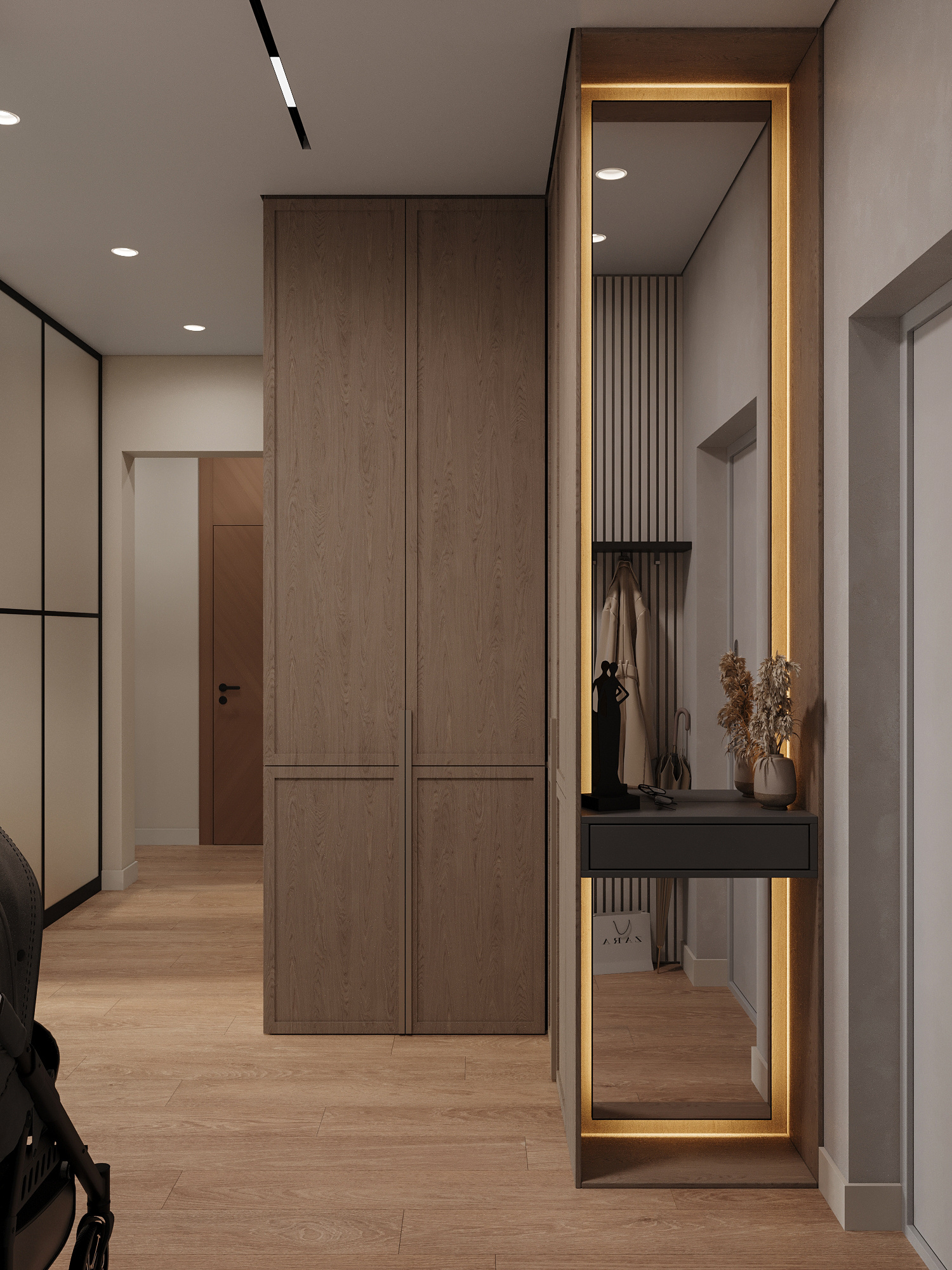 Лаконичный интерьер квартиры 84 м² для двоих в Москве