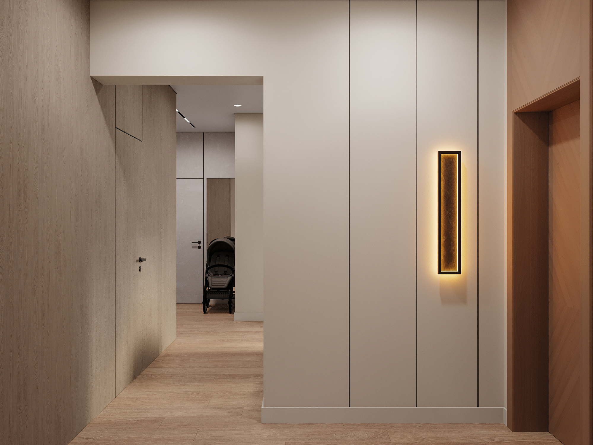 Лаконичный интерьер квартиры 84 м² для двоих в Москве