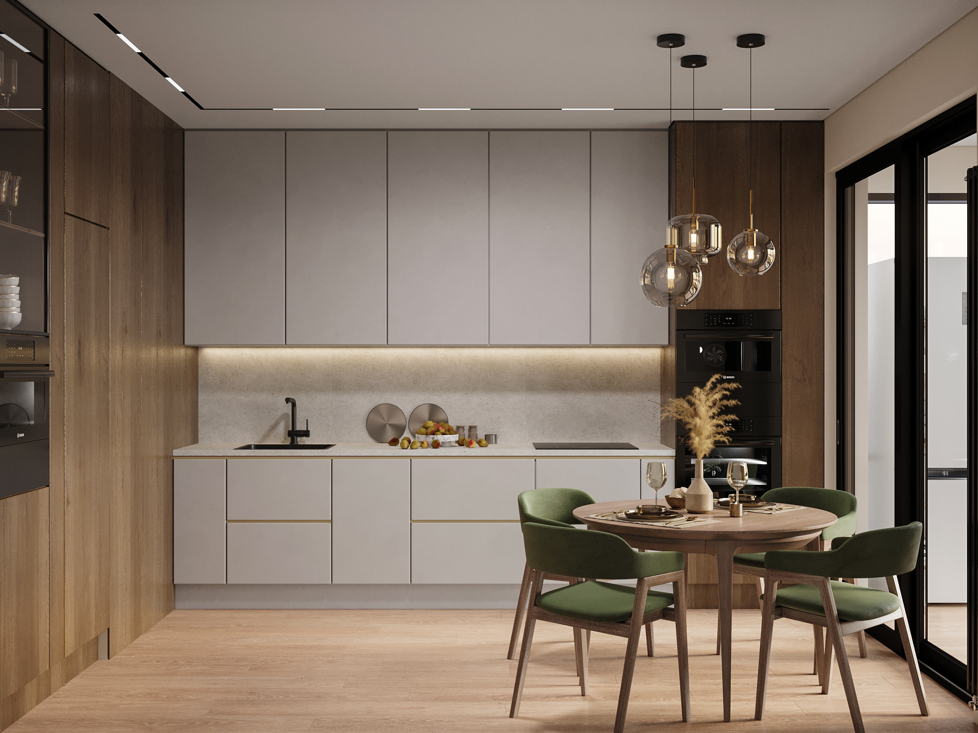 Лаконичный интерьер квартиры 84 м² для двоих в Москве