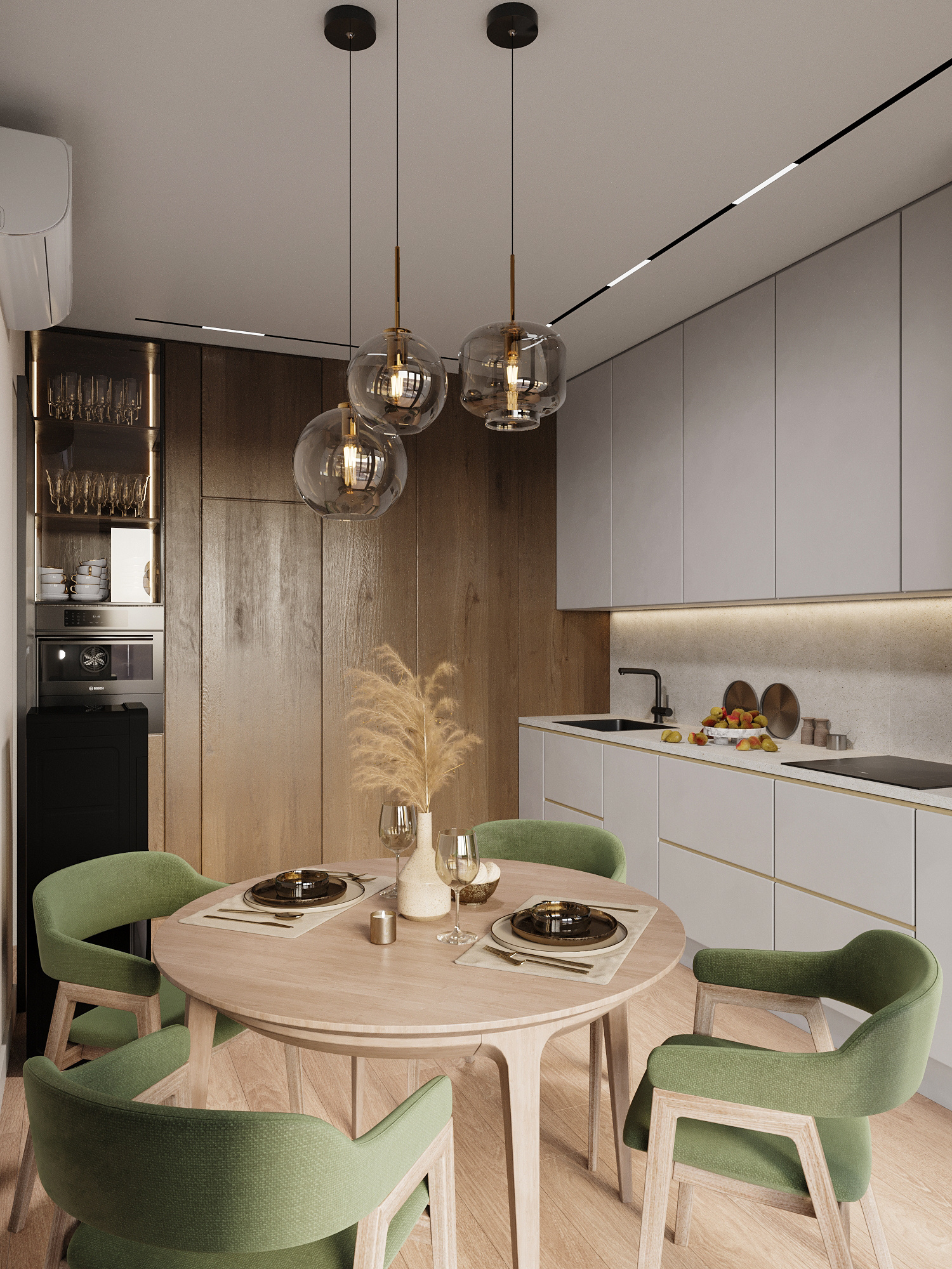 Лаконичный интерьер квартиры 84 м² для двоих в Москве