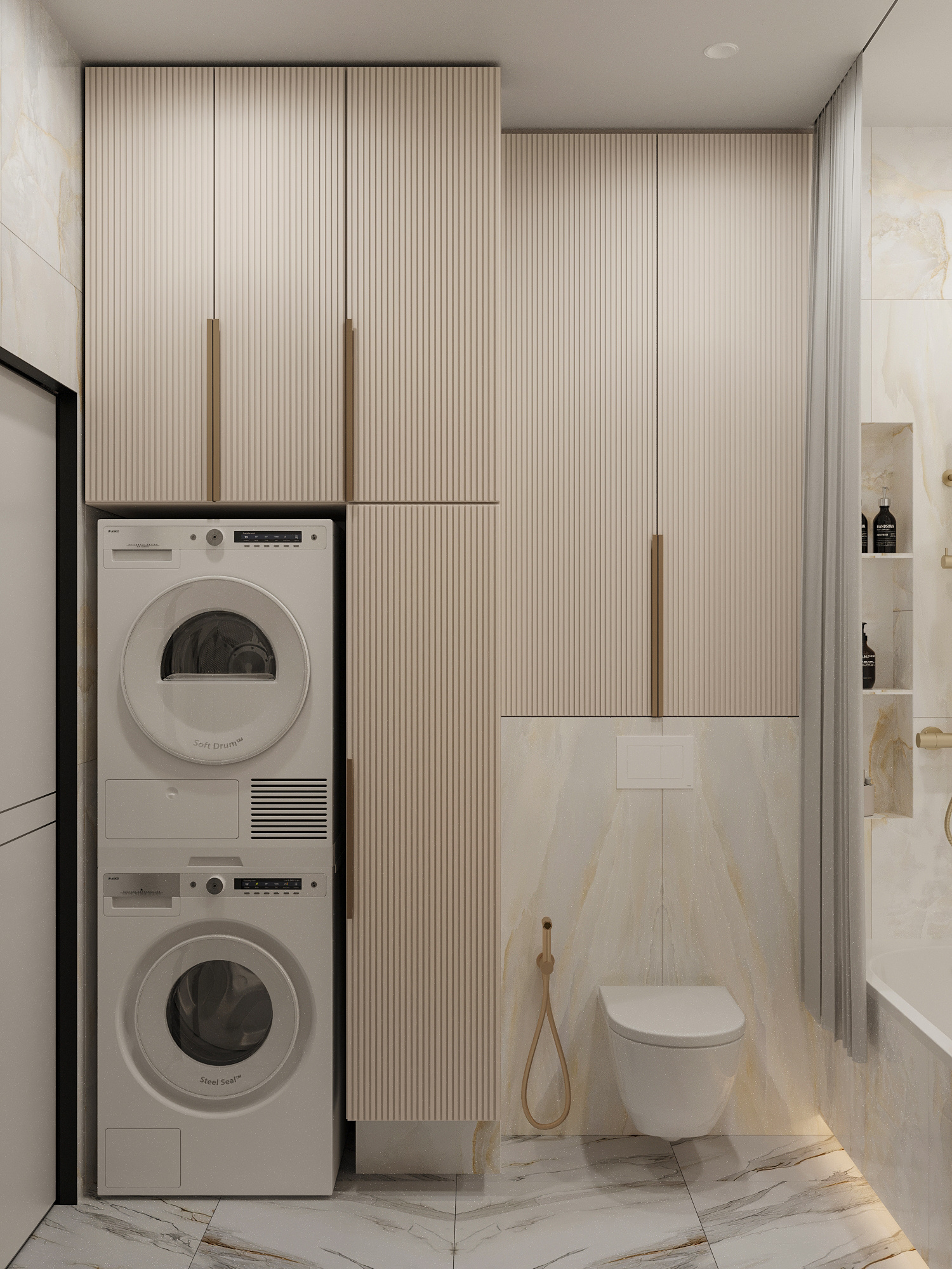 Современный дизайн в двухкомнатной квартире 72 м² с грамотной планировкой