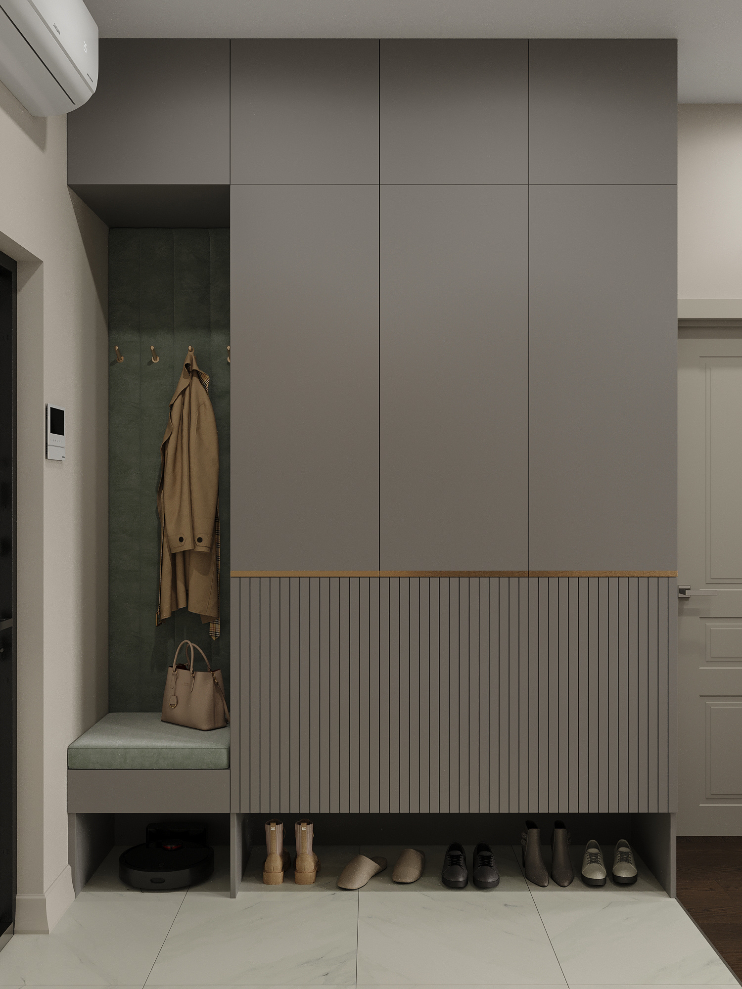 Интерьер современной квартиры 76 м²: стиль и удобство для семьи