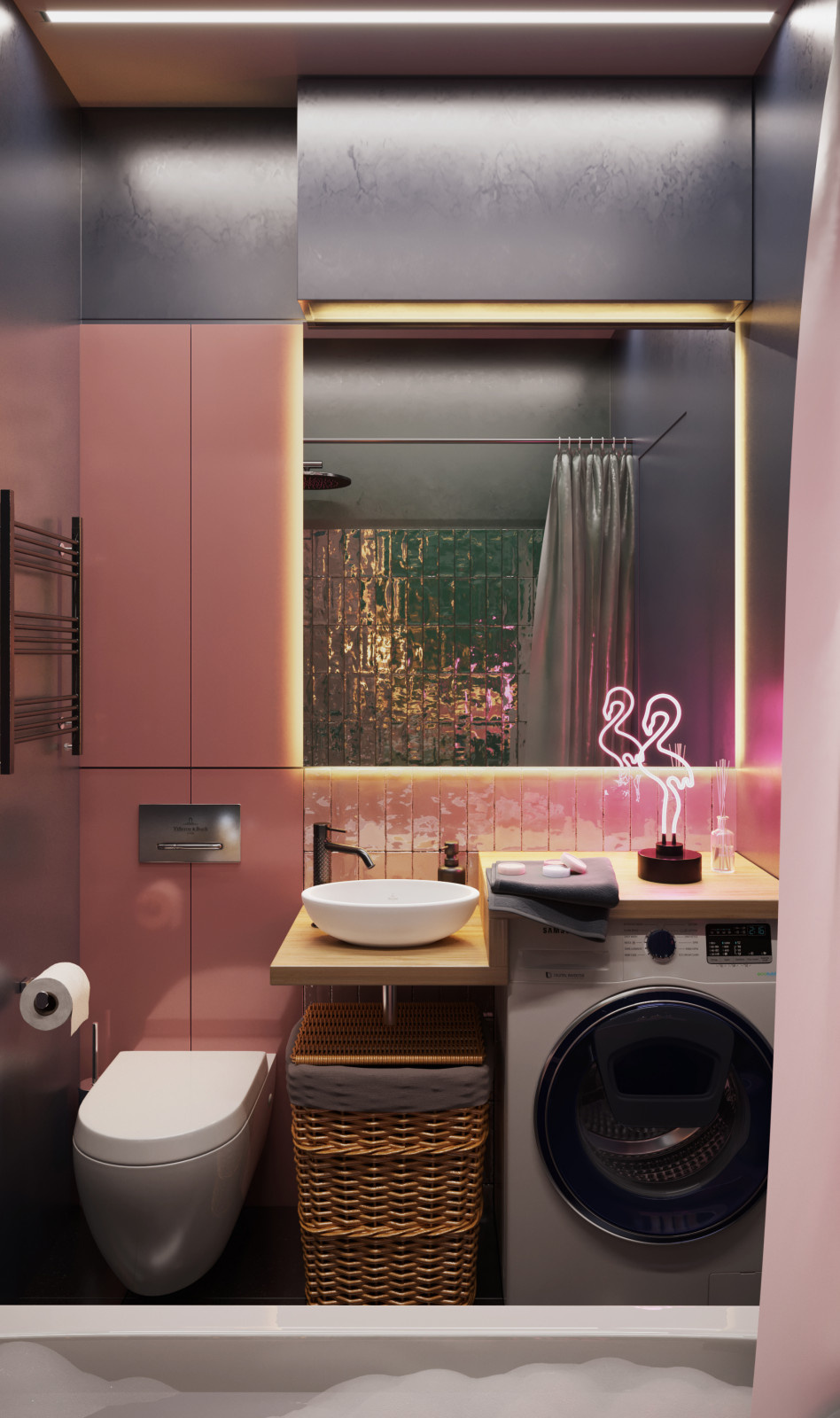 Pink neon