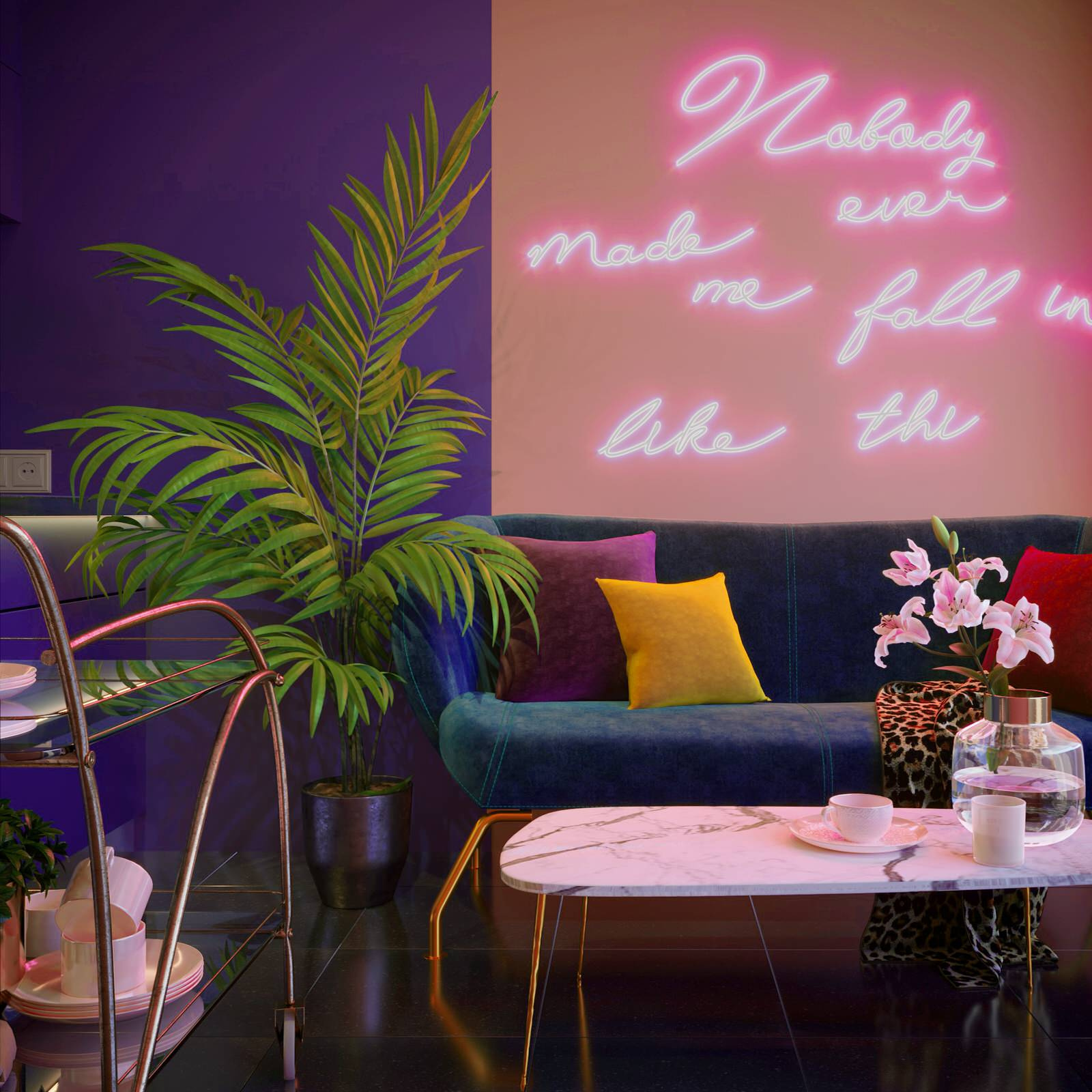 Pink neon