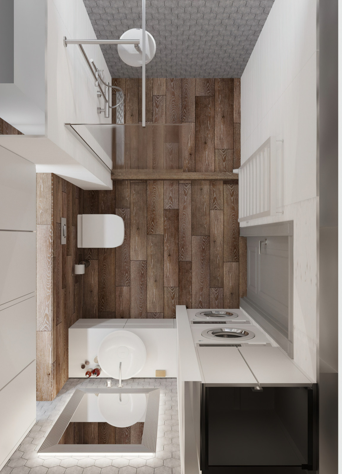 Concrete and elm