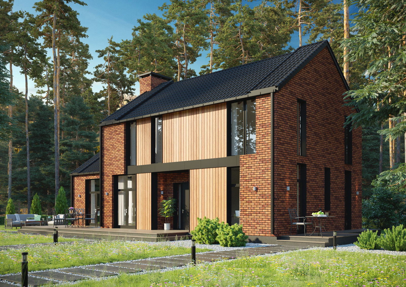 Обложка проекта: Barn House в Подмосковье