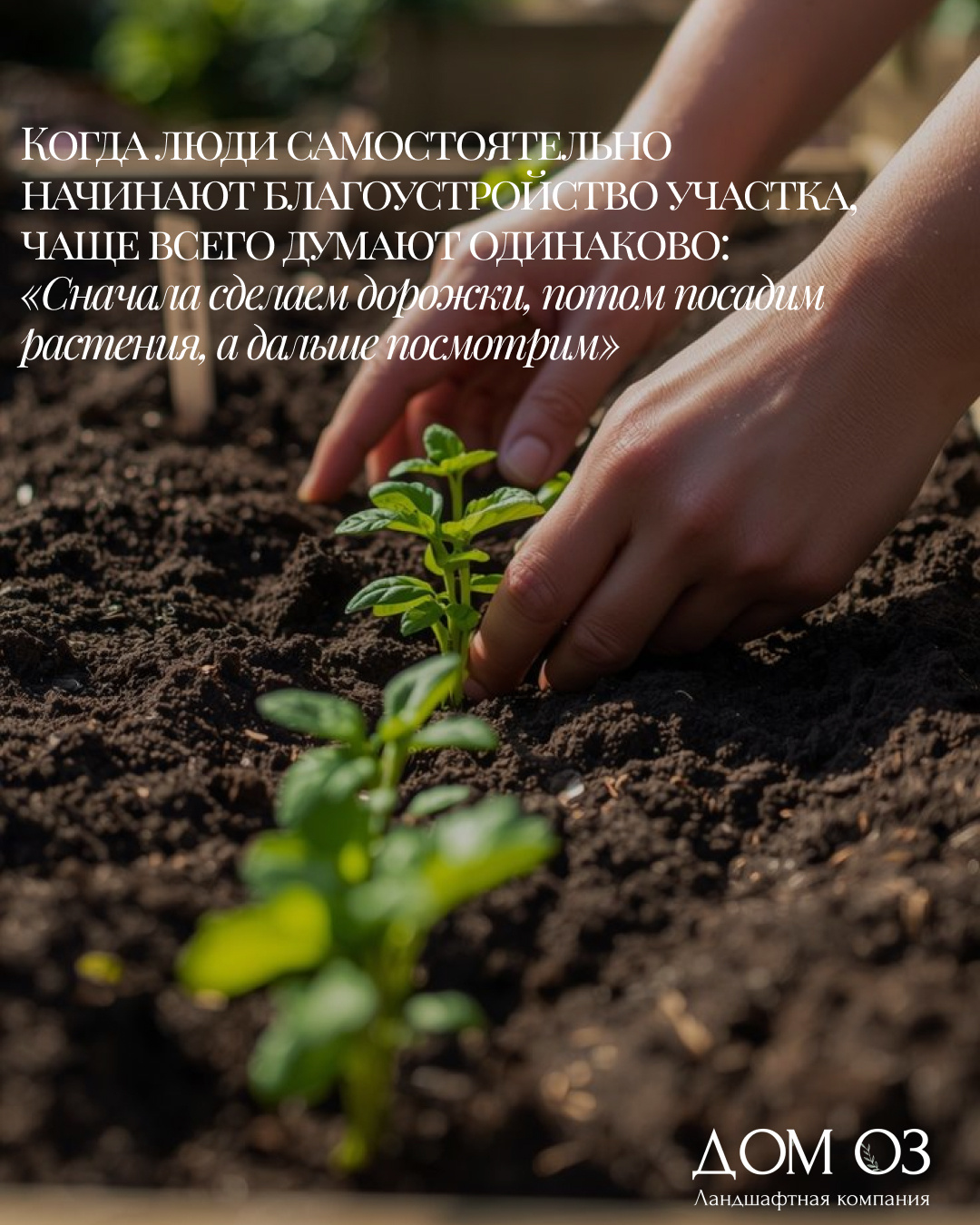 Вы уже начали благоустройство участка по принципу «сначала дорожки, потом растения, а дальше посмотрим»?