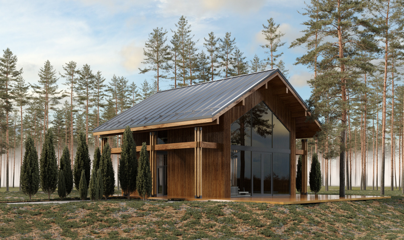 Гостевой дом Cabin 02 Red
